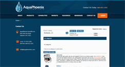 Desktop Screenshot of catalog.aquaphoenixsci.com