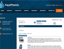 Tablet Screenshot of catalog.aquaphoenixsci.com